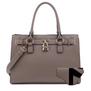 Concealed Carry Purse - Dina Lock Concealed Carry Satchel Stone :3